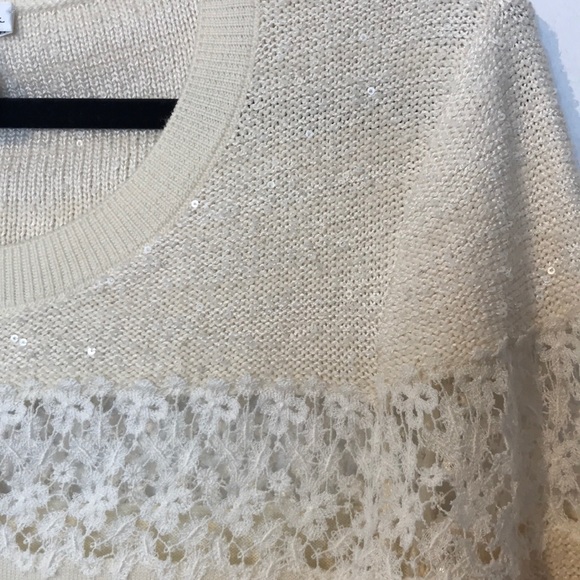 Oscar de la Renta wool silk blend sequins cardigan - Picture 12 of 13